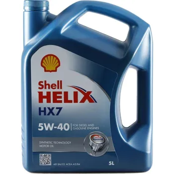 Motorový olej Motorový olej Shell Helix HX7 5W-40, 5L