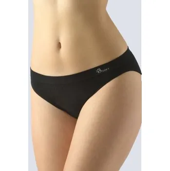 Kalhotky Kalhotky Gina 00046P - bezešvé Černá M/L