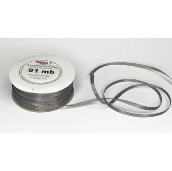 Stuha Stuha saténová jednolící, WS8140, šíře 3 mm / balení 91 m