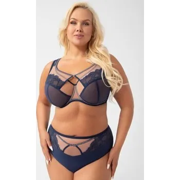 Podprsenka Nevyztužená podprsenka Gorsenia K758/1 Saanvi Tmavě modrá 80E