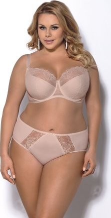 Polovyztužená podprsenka Gorsenia K357 Blanca Béžová 75I