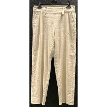 Pánské kalhoty Alberto Lucy-WL Linen Twill Nature 30 Kalhoty