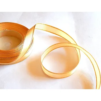 Stuha Stuha saténová s lurexem, WSO3005, šíře 6 mm/ návin 22 m