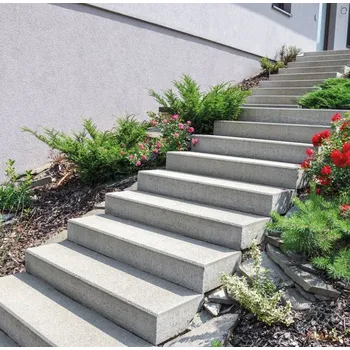 Venkovní dlažba Schodištový stupeň přímý hladký SPV 120 / 1200x350x150 mm PRESBETON