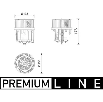 vnitřní ventilátor MAHLE AB 416 000P