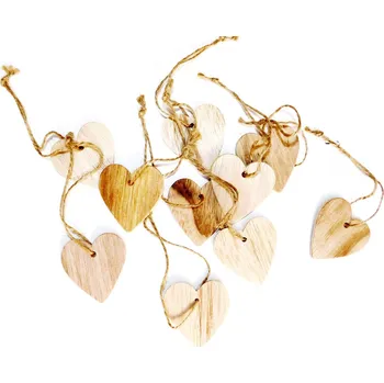 Vánoční dekorace PROHOME - Dekorace srdíčko sada 10 ks 5cm