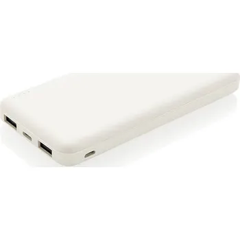 Powerbanka Kapesní powerbanka s vysokou hustotou baterie 10 000 mAh, bílá