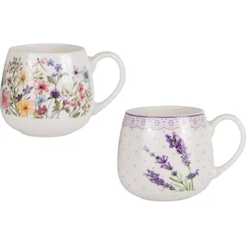 VERONI - Hrnek 440ml Jolanda různé dekory