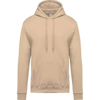 Pánská mikina Kariban Men’s Hooded Sweatshirt mikina, hnědá (Natural)