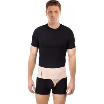 Jednostranný pás na slabinovou kýlu "AXILMAX" O-1408, levý, velikost S, béžový