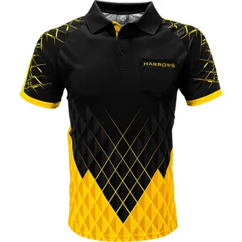 Pánská košile Harrows Košile Paragon - Black & Yellow - 5XL