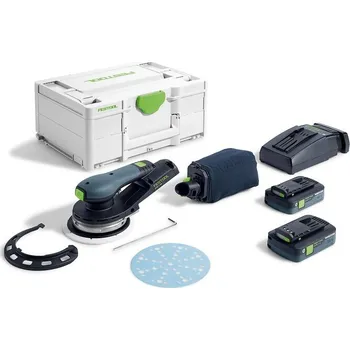 Elektrické nířadí FESTOOL 577726 Akumulátorová excentrická bruska ETSC 2 150 4,0 I-Plus
