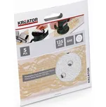 Brusný papír 125 mm na barvu G40 5 ks Kreator KRT230553