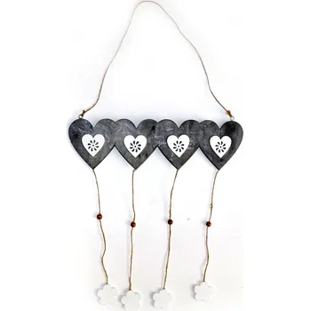 Dekorace srdíčka 35cm