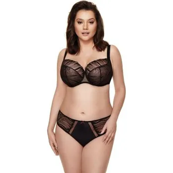 Podprsenka Nevyztužená podprsenka Gorteks Salve/B2 Černá 65G