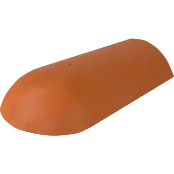 Hřebenáč koncový Bramac Novo s vrutem cihlově červená