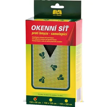 Síť proti hmyzu Samolepicí okenní síť proti hmyzu, černá