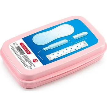 Květináč Plastové sanitární pouzdro 11 x 17 x 3,5 cm, růžové