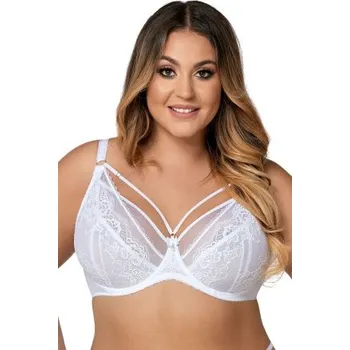 Podprsenka Nevyztužená podprsenka Ava Lingerie 1824 Venus Bílá 70F