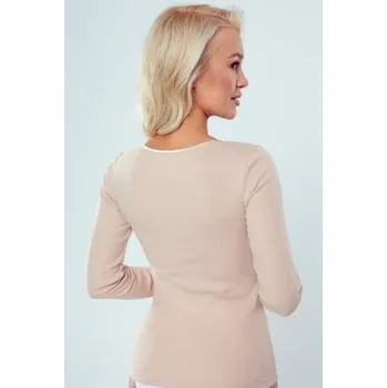Tričko Eldar Irene s dl. rukávy Béžová 2XL
