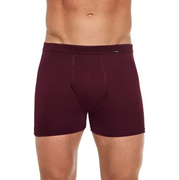 Pánské spodní prádlo Boxerky Cornette Authentic 220 Claret XXXL Červená