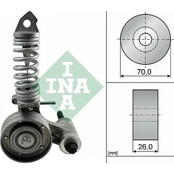 Napínák, žebrovaný klínový řemen Schaeffler INA 533 0085 30