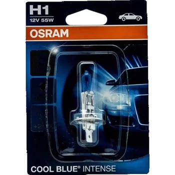 Přídavný světlomet Halogenová žárovka OSRAM Cool Blue Intense H1 12V 55W P14,5S OSRAM