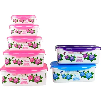 Dóza na potraviny PROHOME - Dóza sada 5ks 26x19,5x9,5cm