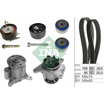 Auto-moto Vodní pumpa + sada ozubeného řemene INA 530 0764 31