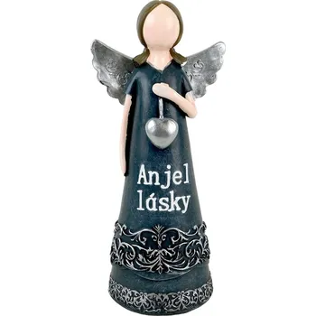 Vánoční dekorace PROHOME - Soška anděl lásky 25cm