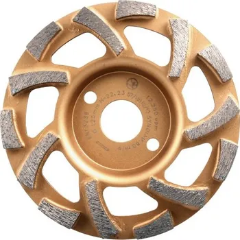 Brusný kotouč GENT Kotouč brusný diamant GENT, Tornádo AB brasiv - 125mm zlatý