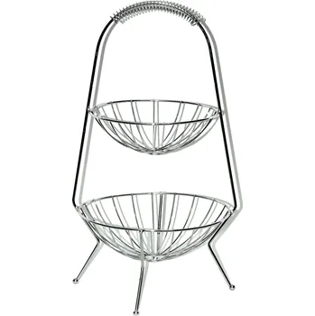 Košík na láhev PROHOME - Košík 2 patra drátěný