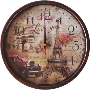 Hodiny PROHOME - Hodiny kulaté 30cm Paris