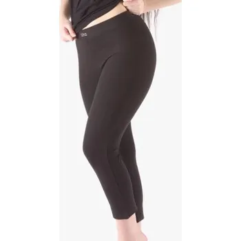 Dámské legíny Sportovní capri legíny Gina 95002P - bavlna Černá L