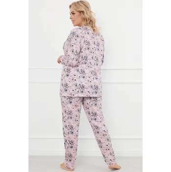 Dámské noční prádlo Dámské pyžamo Italian Fashion Toliana - bavlněné Světle růžová XL