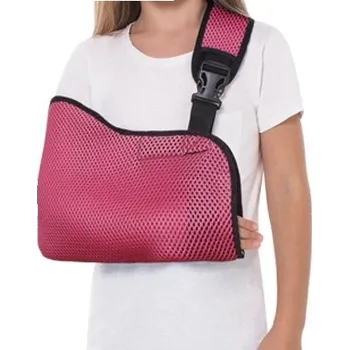 Závěs na rameno síťovinový O-1501, růžový