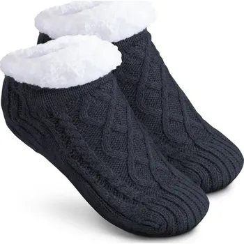 Pánské ponožky Vlněné teplé ponožky s plyšem, Tulmero, EU (40-42), šedé
