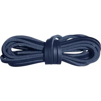 Tkaničky do bot Kožené modré šňůrky do bot 140cm