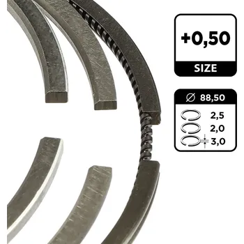 Píst motoru Sada pístních kroužků ET ENGINETEAM R1001050