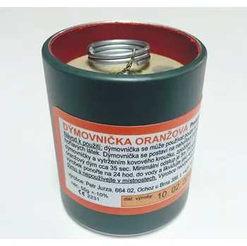 Zábavní pyrotechnika Dýmovnička D130 trhací ORANŽOVÝ dým