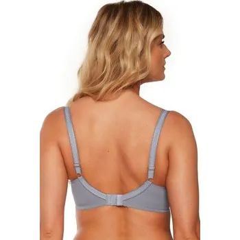 Podprsenka Nevyztužená podprsenka Gaia Vanella Modro-šedá 90E
