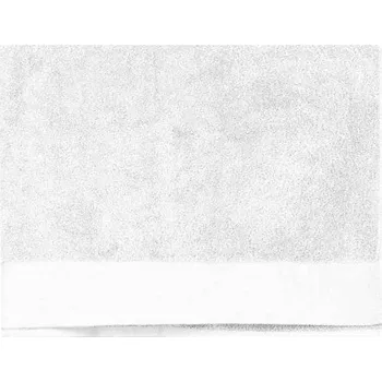 Ručník Kariban Organic Beach Towel, bílá (White)