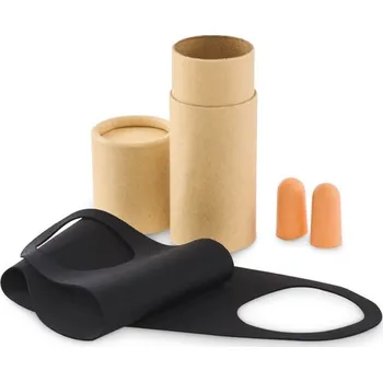 Cestovní polštářek Cestovní sada v papírové tubě - MASKSET, béžová