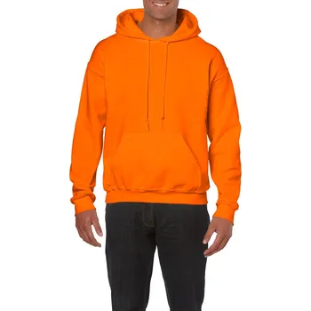 Pánská mikina Gildan Heavy Blend™ Adult Hooded Sweatshirt mikina, oranžová (Safety Orange)