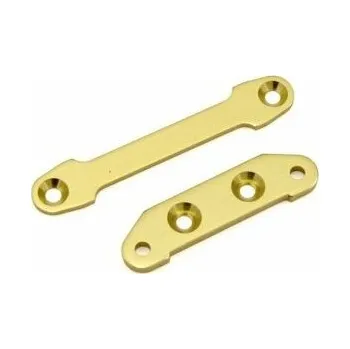 RC náhradní díl Front suspension plate set Kyosho Turbo Optima (2) Gold - expresní doprava