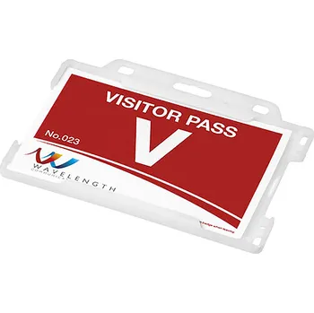 Pouzdro na mobilní telefon Vega pouzdro na karty z recyklovaného plastu, transparentní