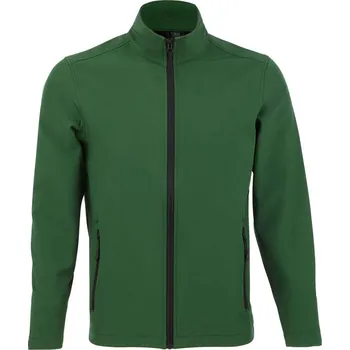 Pánská bunda Sol's Race Men - Softshell Zip Jacket, zelená (Forest Green)