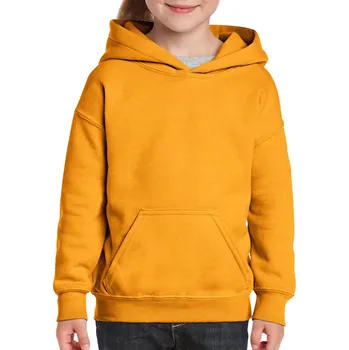 Pánská mikina Gildan Heavy Blend™ Youth Hooded Sweatshirt mikina, žlutá (Gold)