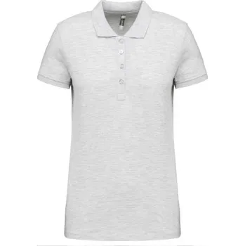Dámské tričko Kariban Ladies’ Short-sleeved PiquÉ Polo Shirt, šedá (Ash Grey)