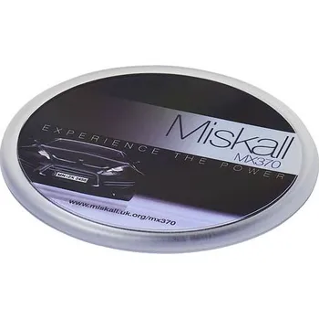 Jednorázové nádobí Kulatý plastový tácek Ellison s papírovou vložkou, transparentní